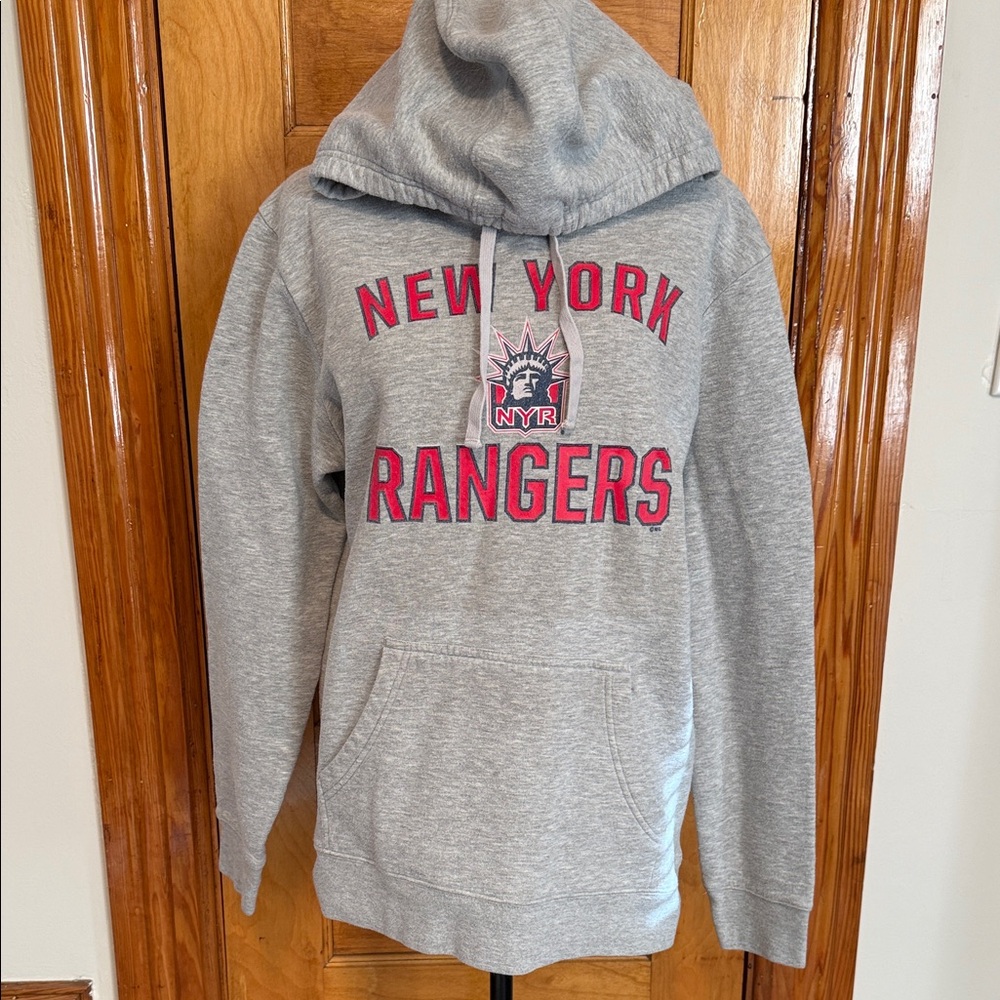 Women’s Gray New York Rangers Hoodie